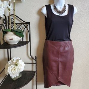 Faux Leather skirt